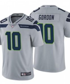 Nike Seattle Seahawks #10 Josh Gordon Gray Vapor Untouchable Limited NFL Jersey
