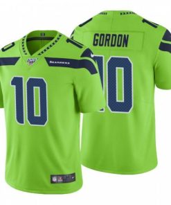 Nike Seattle Seahawks #10 Josh Gordon Green Vapor Rush Limited NFL 100 Jersey