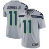 Nike Seattle Seahawks #11 Gary Jennings Jr. Grey Alternate Stitched NFL Vapor Untouchable Limited Jersey