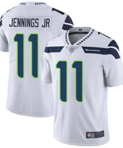 Nike Seattle Seahawks #11 Gary Jennings Jr. White Stitched NFL Vapor Untouchable Limited Jersey