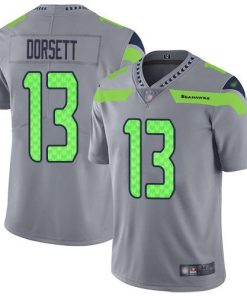 Nike Seattle Seahawks #13 Phillip Dorsett Gray Stitched NFL Limited Inverted Legend Jersey