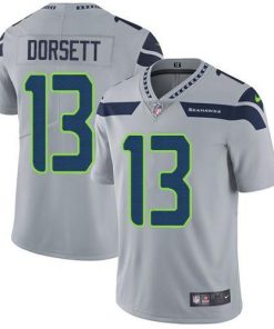 Nike Seattle Seahawks #13 Phillip Dorsett Grey Alternate Stitched NFL Vapor Untouchable Limited Jersey