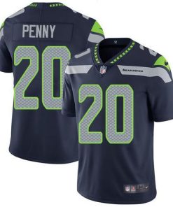 Nike Seattle Seahawks #20 Rashaad Penny Steel Blue Team Color Stitched NFL Vapor Untouchable Limited Jersey
