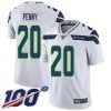 Nike Seattle Seahawks #20 Rashaad Penny White Stitched NFL 100th Season Vapor Limited Jersey