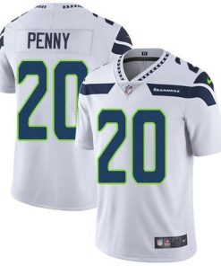 Nike Seattle Seahawks #20 Rashaad Penny White Stitched NFL Vapor Untouchable Limited Jersey