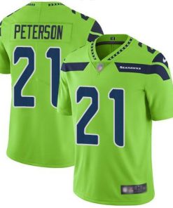 Nike Seattle Seahawks #21 Adrian Peterson Green Stitched NFL Limited Rush Jersey