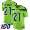 Nike Seattle Seahawks #21 Adrian Peterson Green Stitched NFL Limited Rush 100th Season Jersey