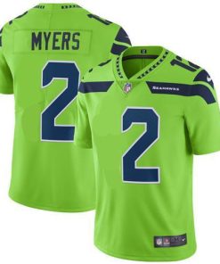 Nike Seattle Seahawks #2 Jason Myers Green Stitched NFL Limited Rush Jersey