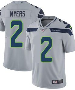 Nike Seattle Seahawks #2 Jason Myers Grey Alternate Stitched NFL Vapor Untouchable Limited Jersey