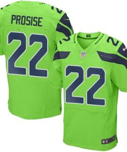 Nike Seattle Seahawks #22 C. J. Prosise Green Stitched NFL Elite Rush Jersey