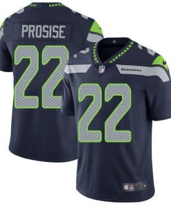 Nike Seattle Seahawks #22 C. J. Prosise Steel Blue Team Color Stitched NFL Vapor Untouchable Limited Jersey