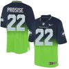 Nike Seattle Seahawks #22 C. J. Prosise Steel Blue/Green Stitched NFL Elite Fadeaway Fashion Jersey