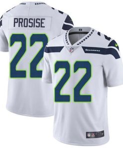 Nike Seattle Seahawks #22 C. J. Prosise White Stitched NFL Vapor Untouchable Limited Jersey