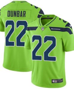Nike Seattle Seahawks #22 Quinton Dunbar Green Stitched NFL Limited Rush Jersey