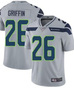 Nike Seattle Seahawks #26 Shaquem Griffin Grey Alternate Stitched NFL Vapor Untouchable Limited Jersey