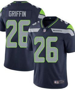 Nike Seattle Seahawks #26 Shaquem Griffin Steel Blue Team Color Stitched NFL Vapor Untouchable Limited Jersey
