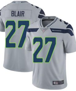 Nike Seattle Seahawks #27 Marquise Blair Grey Alternate Stitched NFL Vapor Untouchable Limited Jersey