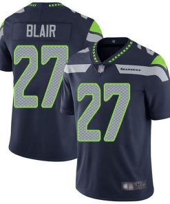 Nike Seattle Seahawks #27 Marquise Blair Steel Blue Team Color Stitched NFL Vapor Untouchable Limited Jersey