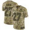 Nike Seattle Seahawks #27 Mike Davis Camo Stitched NFL Limited 2018 Salute To Service Jersey