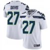 Nike Seattle Seahawks #27 Mike Davis White Stitched NFL Vapor Untouchable Limited Jersey