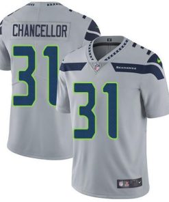 Nike Seattle Seahawks #31 Kam Chancellor Grey Alternate Stitched NFL Vapor Untouchable Limited Jersey