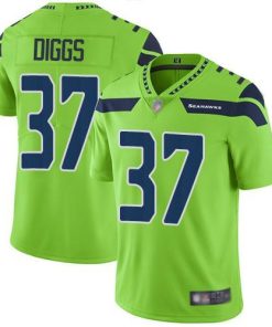 Nike Seattle Seahawks #37 Quandre Diggs Green Stitched NFL Limited Rush Jersey