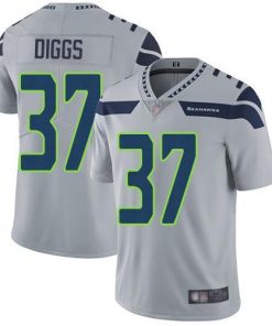 Nike Seattle Seahawks #37 Quandre Diggs Grey Alternate Stitched NFL Vapor Untouchable Limited Jersey