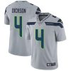 Nike Seattle Seahawks #4 Michael Dickson Grey Alternate Stitched NFL Vapor Untouchable Limited Jersey