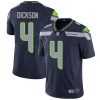 Nike Seattle Seahawks #4 Michael Dickson Steel Blue Team Color Stitched NFL Vapor Untouchable Limited Jersey