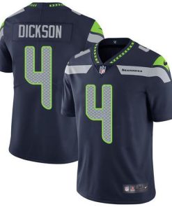 Nike Seattle Seahawks #4 Michael Dickson Steel Blue Team Color Stitched NFL Vapor Untouchable Limited Jersey