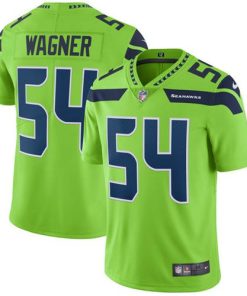 Nike Seattle Seahawks #54 Bobby Wagner Green Stitched NFL Limited Rush Jersey