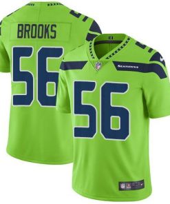 Nike Seattle Seahawks #56 Jordyn Brooks Green Stitched NFL Limited Rush Jersey