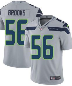 Nike Seattle Seahawks #56 Jordyn Brooks Grey Alternate Stitched NFL Vapor Untouchable Limited Jersey