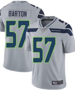 Nike Seattle Seahawks #57 Cody Barton Grey Alternate Stitched NFL Vapor Untouchable Limited Jersey