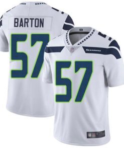 Nike Seattle Seahawks #57 Cody Barton White Stitched NFL Vapor Untouchable Limited Jersey