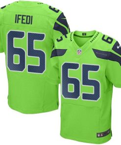 Nike Seattle Seahawks #65 Germain Ifedi Green Stitched NFL Elite Rush Jersey