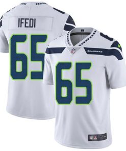 Nike Seattle Seahawks #65 Germain Ifedi White Stitched NFL Vapor Untouchable Limited Jersey