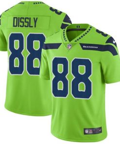 Nike Seattle Seahawks #88 Will Dissly Green Stitched NFL Limited Rush Jersey