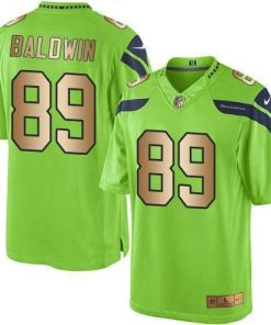 Nike Seattle Seahawks #89 Doug Baldwin Green Stitched NFL Limited Gold Rush Jersey