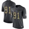 Nike Seattle Seahawks #91 Jarran Reed Black Stitched NFL Limited 2016 Salute to Service Jersey