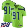 Nike Seattle Seahawks #91 Jarran Reed Green Stitched NFL Limited Rush 100th Season Jersey