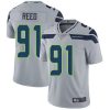 Nike Seattle Seahawks #91 Jarran Reed Grey Alternate Stitched NFL Vapor Untouchable Limited Jersey