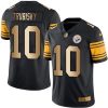 Nike Steelers #10 Mitchell Trubisky Black Stitched NFL Limited Gold Rush Jersey