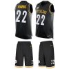 Nike Steelers #22 Najee Harris Black Team Color Stitched NFL Limited Tank Top Suit Jersey