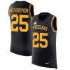 Nike Steelers #25 Ahkello Witherspoon Black Team Color Stitched NFL Limited Rush Tank Top Jersey