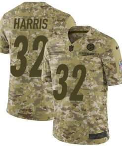 Nike Steelers #32 Franco Harris Camo Stitched NFL Limited 2018 Salute To Service Jersey