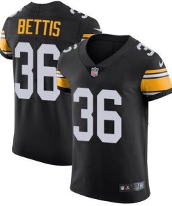 Nike Steelers #36 Jerome Bettis Black Alternate Stitched NFL Vapor Untouchable Elite Jersey