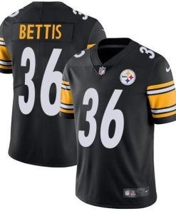 Nike Steelers #36 Jerome Bettis Black Team Color Stitched NFL Vapor Untouchable Limited Jersey
