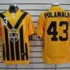 Nike Steelers #43 Troy Polamalu Gold 1933s Throwback Embroidered NFL Elite Jersey