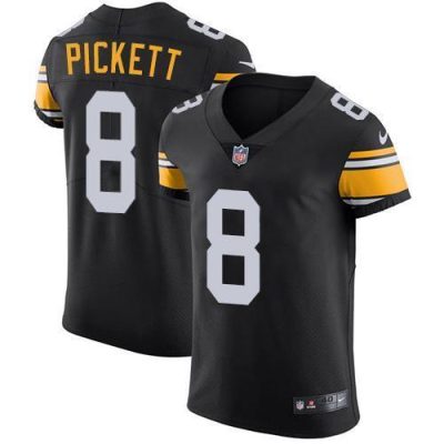 Nike Steelers #8 Kenny Pickett Black Alternate Stitched NFL New Elite Jersey